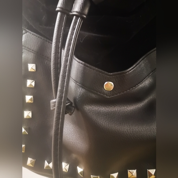 Spencer's faux suede, studded gothic backpack - Picture 3 of 5